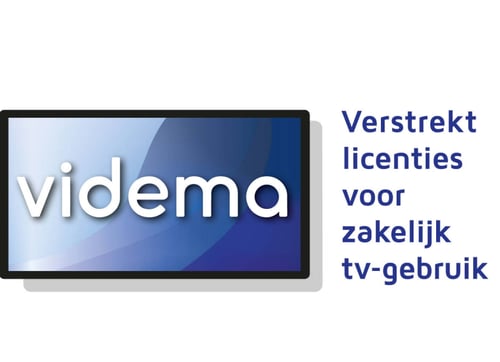 Het oude beeldmerk van Videma